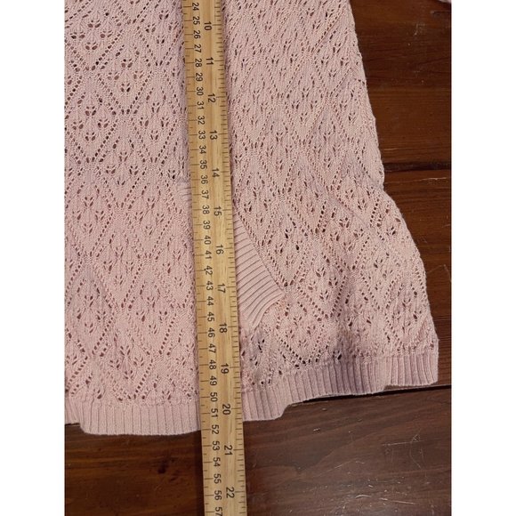 Cabo women’s pink snap front lightweight cardigan size small - Picture 8 of 8